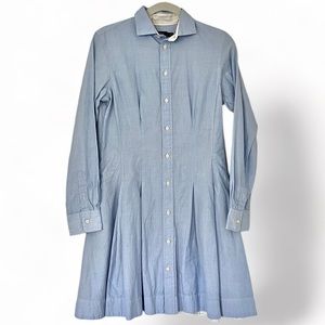 Ralph Lauren Blue Shirt Dress Women’s Size 8